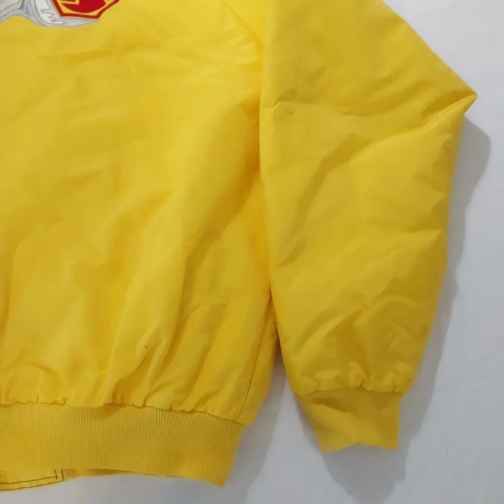 Vintage Matco Tools‎ Racing Yellow Multicolor Sports Jacket Coat Size Men 2XL